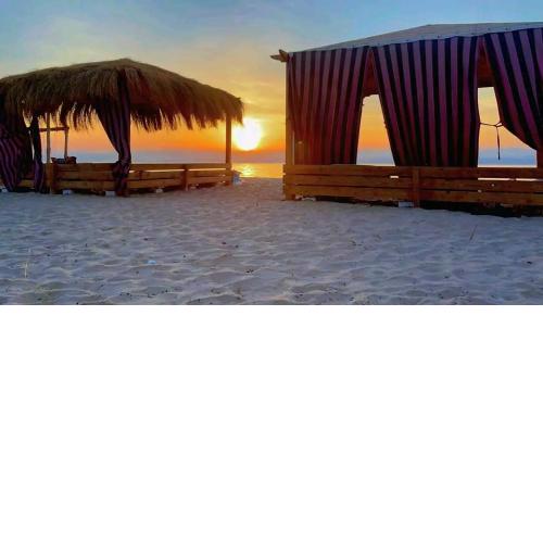 Mountain beach camp