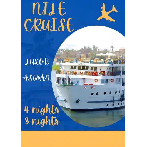 Nile CRUISE NPS Every Friday from ASWAN 3 nights & every Monday from LUXOR 4 nights