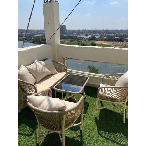 Nile view panoramic balcony