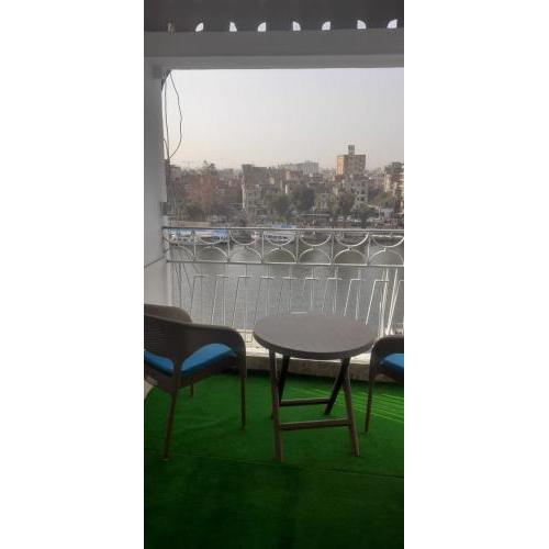 Nile view,2 bed rooms apartment.