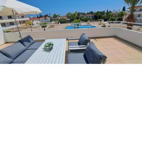 Nissi 3 Pool View 2 Bedroom Apartment with Large Veranda