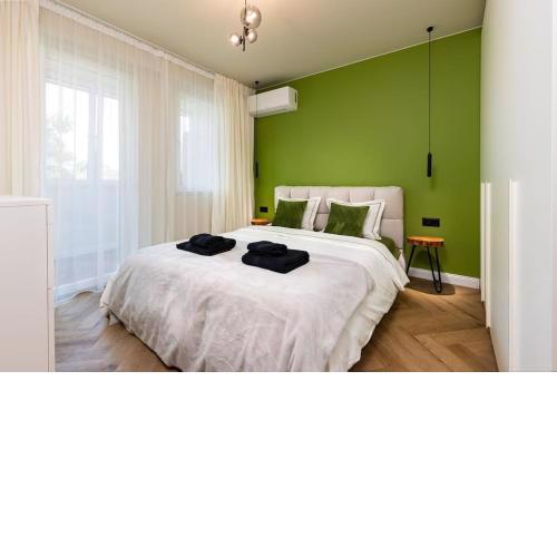 Olive Green Designer Apartment