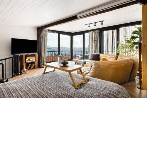 Panoramic Sea View Loft with Terrace BBQ