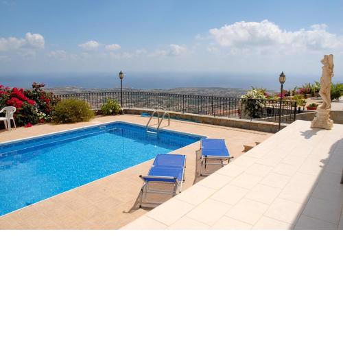Peyia Villa with sea view private pool and garden