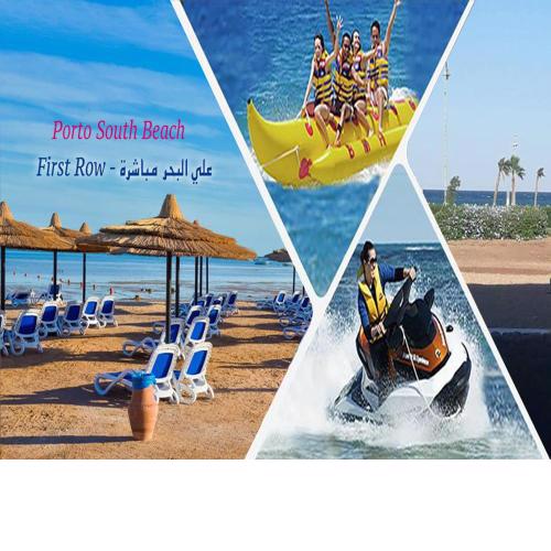 Porto South Beach Royal Sea view families صف اول بحر مباشر