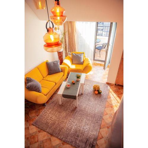 Pumpkin Spiced Suite with Free Gym Pass and Office Setup