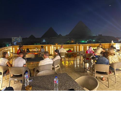 Queen Isis pyramids view