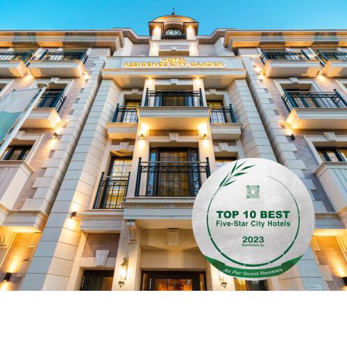 Residence City Garden - Certificate of Excellence 3rd place in Top 10 BEST Five-Stars City Hotels for 2023 awarded by HTIF
