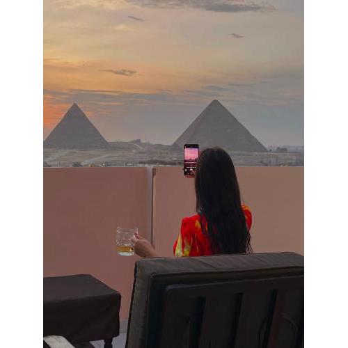 Rooftop Apartment Pyramid View