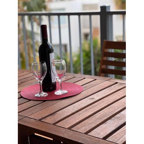 Sea view one bed apartment with pool in Peyia B7