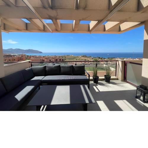 Sea view pool apartment Mojon hills