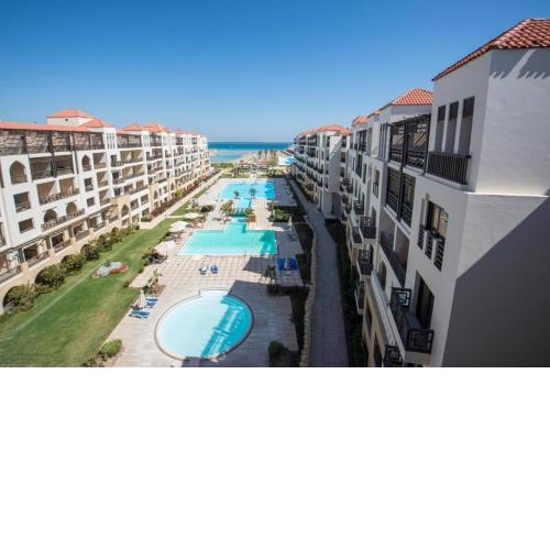 Sea view studio with private beach in Gravity Hotel Hurghada