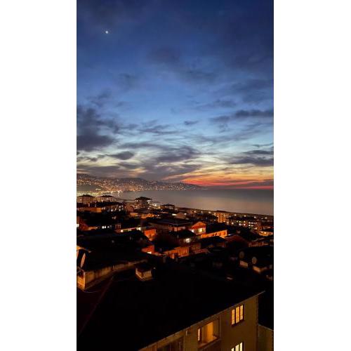 Şehir merkezinde site içerisinde lüks daire