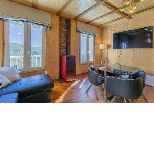 Sierra Nevada apartamento de madera muy cálido con buenas vistas y WiFi