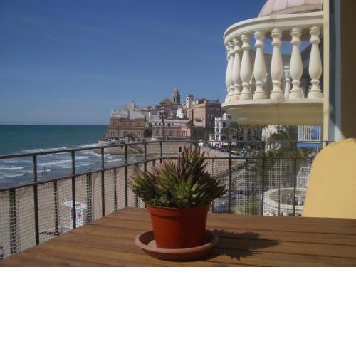 Sitges Beach Panorama