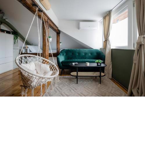 Sky-View Studio with Cozy Boho Vibes