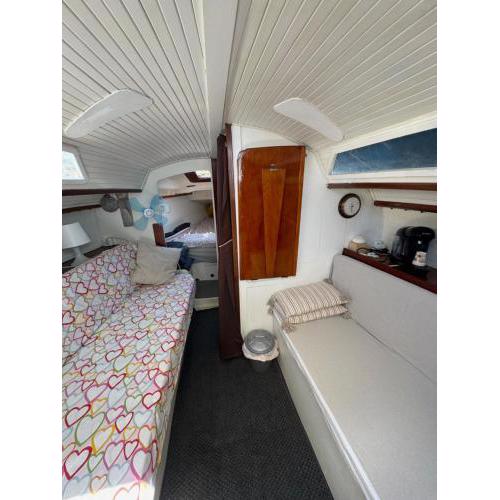 sleep warm on board near Barcelona