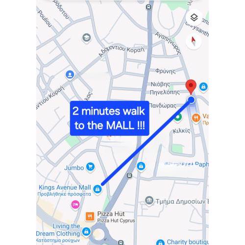 Spacious 2 BR appartment near mall -Internet 1Gbps