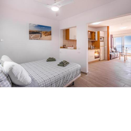 Spacious studio next to the sea with stunning views