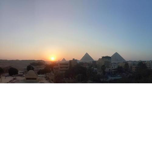sphinx pyramids view