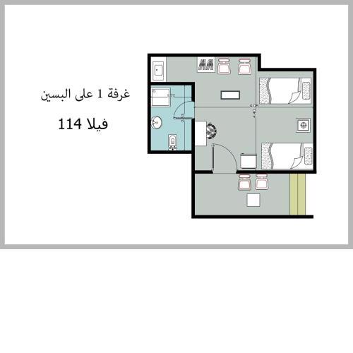 studio 1 or 2 1bed room sea view by the pool green beach v114