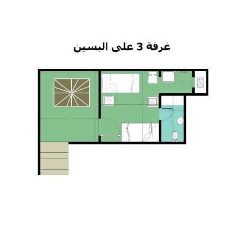 STUDIO 3 Chalet2 BY THE POOL SEA VIEW 114 GREEN BEACH