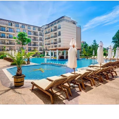 Studio dans complexe proche de la mer, Sunny Beach