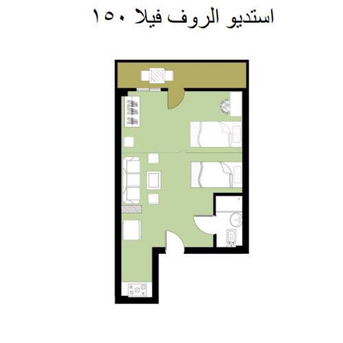 Studio Roof 150 sea view fully equipped green beach