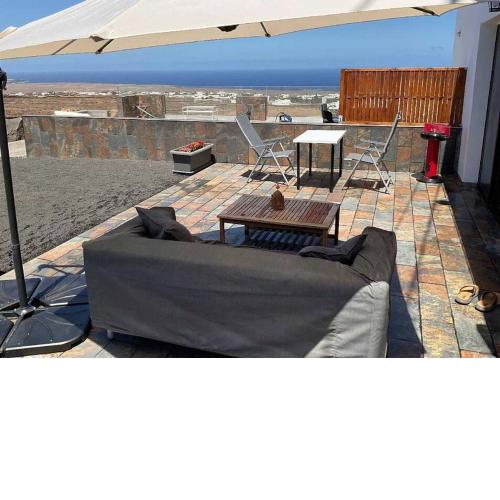 Studio vue mer sur les hauteurs de Lanzarote