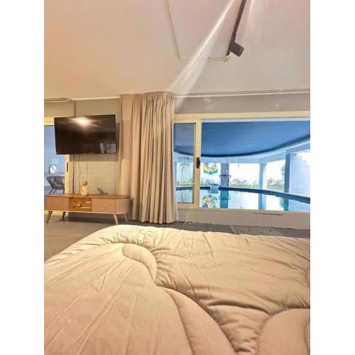 Studio W Private Pool !New Cairo Downtown Mall