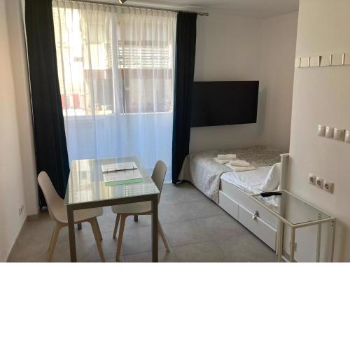 Studio with Small Balcony