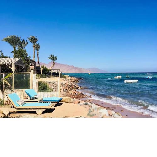 Stunning 6-Bedroom Beachfront Villa with Private Beach Access in Dahab
