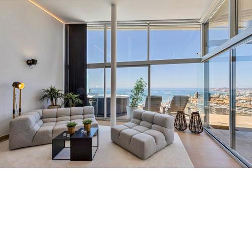 Stunning luxurious penthouse with panoramic views.