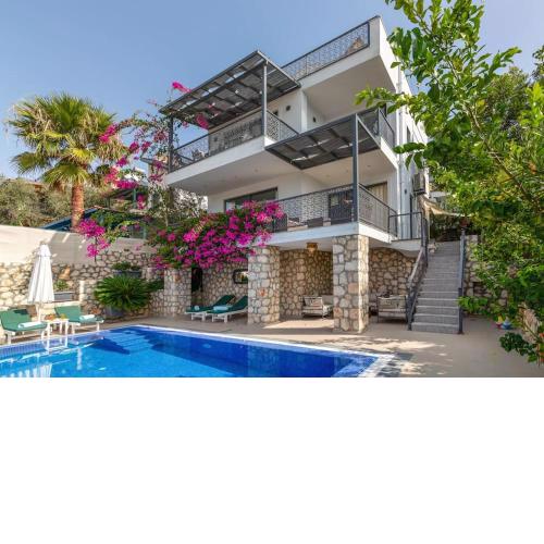 Stunning Villa in Kalkan With Pool and Sea Vistas
