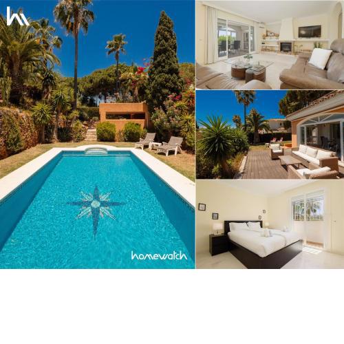 Stunning villa with private pool in Elviria next to golf course