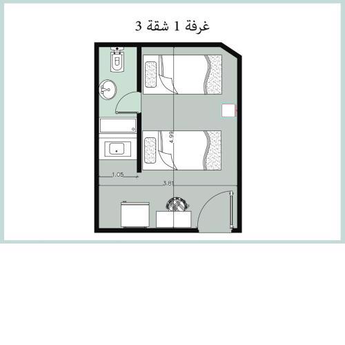 suite 1 f3 or f4 villa114 2beds garden viwe Green Beach