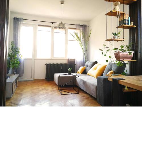 Sunny Downtown Apartment for 4