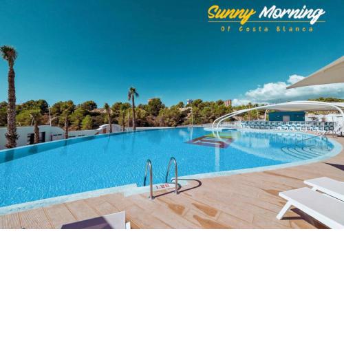 Sunny Morning of Costa Blanca - Sunset Waves Benidorm
