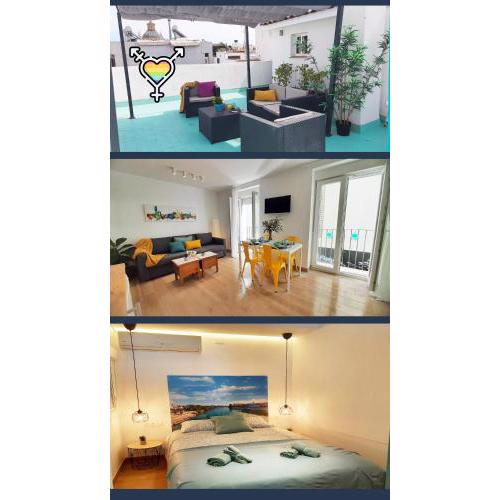 Sunny Terrace - Lovely Center Apartments Alameda