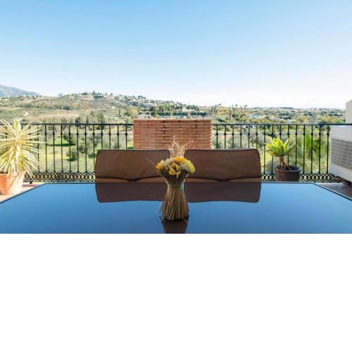 Sunny Terrace Apartment In Prestigious Mijas Golf