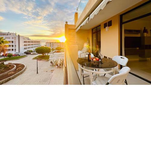 Sunset apart, large terrace, pool, Best location!