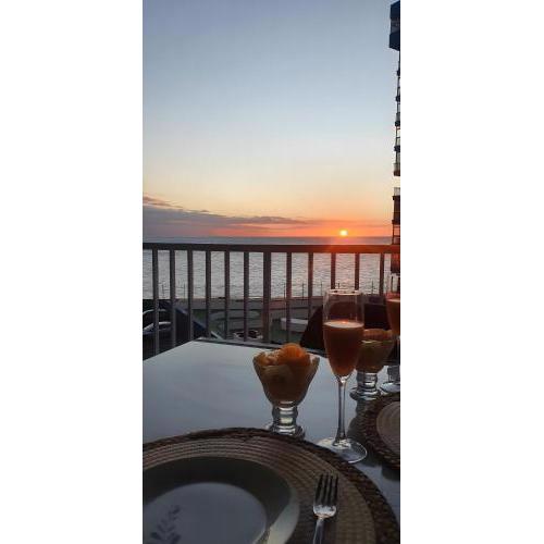 Sunset Over the Sea