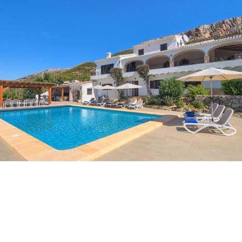 Sunset Villa Javea with private pool,tennis and padel court