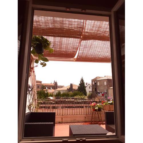 SX6 Ático con terraza en centro histórico Pontevedra