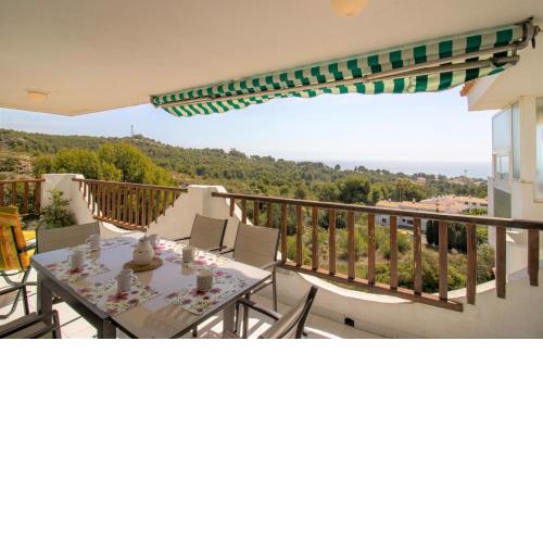 Terraza con vistas espectaculares - Haciendas ALBERT VILLAS Alcossebre