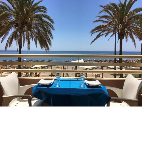 Terraza de ensueño en la playa