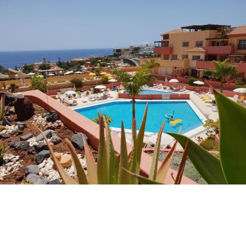 Terrazas del Duque 2, terrace, sea view, only 300 m to beach, heated pool, air conditioning, wifi internet, dishwasher, washing machine