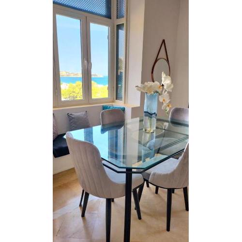 The sea view