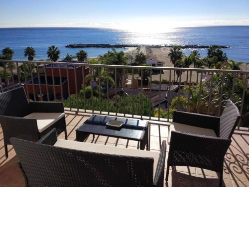 The Terrace of Puerto Banus Beach