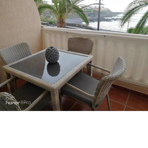 The terrace on the sea